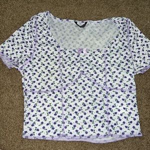 Floral croptop